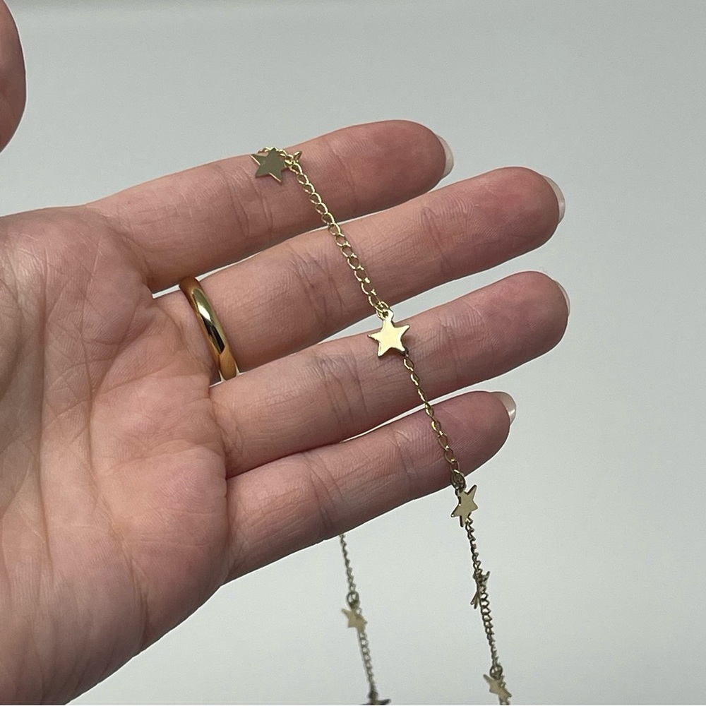 brandy melville gold stars necklace - Picture 3 of 3